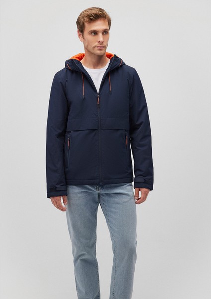 Kapüşonlu Lacivert Ceket 0110268-86623