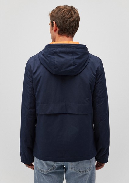 Kapüşonlu Lacivert Ceket 0110268-86623