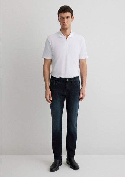 Marcus Lux Black Puslu Koyu Mavi Jean Pantolon 0035188545