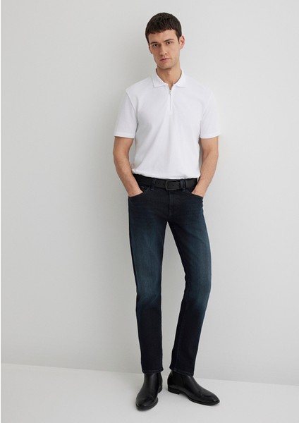 Marcus Lux Black Puslu Koyu Mavi Jean Pantolon 0035188545