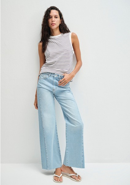 Malibu Blocking Denım Jean Pantolon 1010152-88986