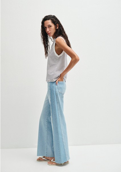 Malibu Blocking Denım Jean Pantolon 1010152-88986