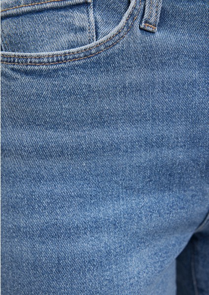 Cindy Gold Shape Gölgeli İndigo Mavisi Jean Pantolon 100277-33555