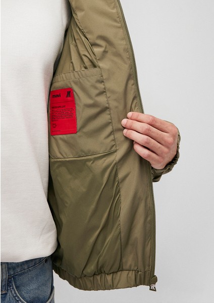 Kapüşonlu Haki Ceket 0110368-71559