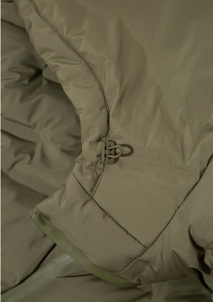 Kapüşonlu Haki Ceket 0110368-71559