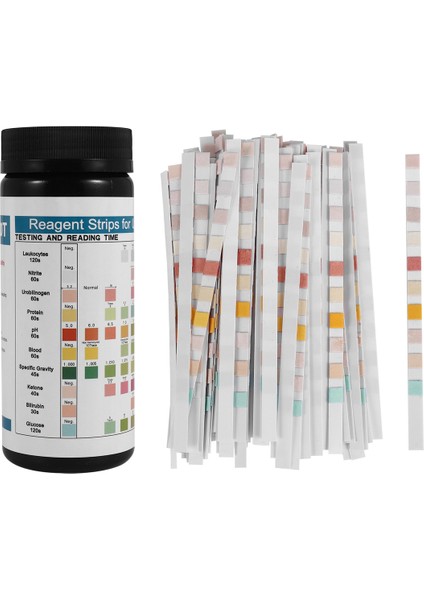 100 Şerit Idrar Test Şeridi 10 Parametre (Yurt Dışından)