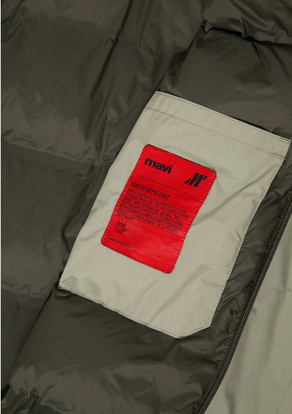 Su İtici Yeşil Şişme Mont 0110354-71481