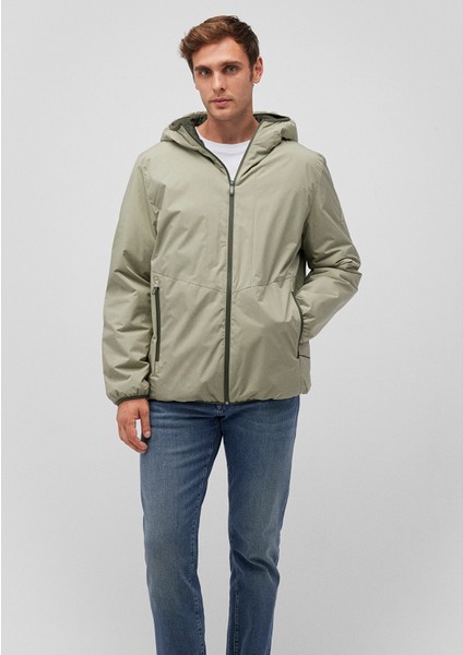 Su İtici Yeşil Şişme Mont 0110354-71481