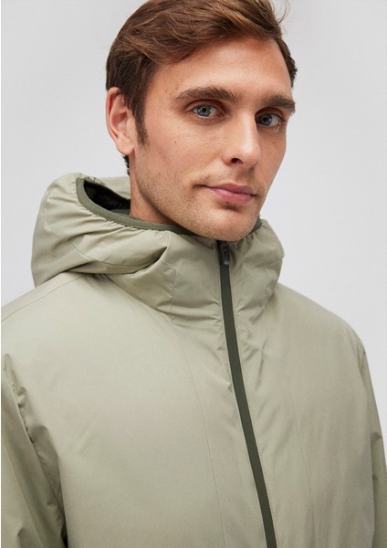 Su İtici Yeşil Şişme Mont 0110354-71481