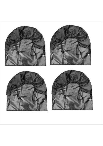 4pcs Araç Tekerlek Lastiği Kapağı Su Geçirmez Uv Kapak Tekerlek Lastiği Koruyucu Kapak Rv Araç Kamyonu 30-32 Inç Tekerlek Lastiği (Yurt Dışından)