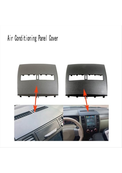 Nissan Yida Qida 2005-2010 Siyah Lhd Için Araba Merkezi Klima Paneli Trim Klima Paneli Kapağı (Yurt Dışından) fiyatları