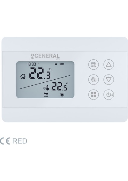 HT300S RF Kablosuz Günlük ve Haftalık Programlanabilir Oda Termostatı fiyatları