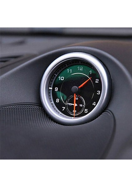 Porsche Panamera Için Compass Clock Stronwatch Trim Ring Ring Araç Aksesuarları 911 Cayenne Macan Gümüş (Yurt Dışından) modelleri