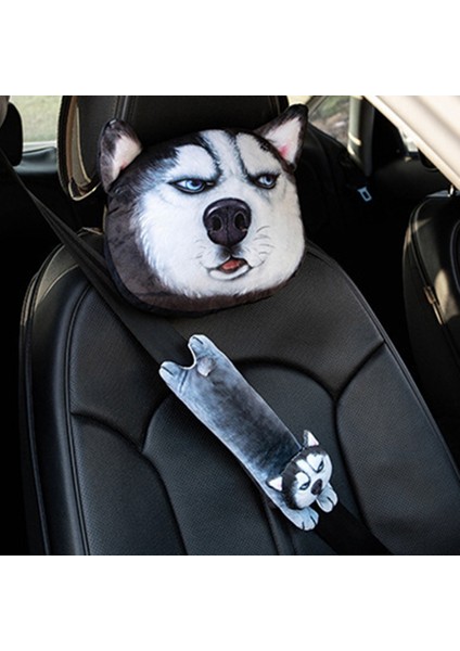 Sevimli Köpek Araba Başlık Araba Boyun Yastığı Yenilik Kafaları Yastık Iç Araba Aksesuarları Destek (Yurt Dışından) fiyatları