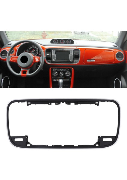 Vw Beetle Için 5C1858069G 2012-2019 Araba Gösterge Tablosu Merkezi Havalandırma Çerçevesi Krom Braket Gösterge Paneli Trim Kapak (Yurt Dışından) fırsatları