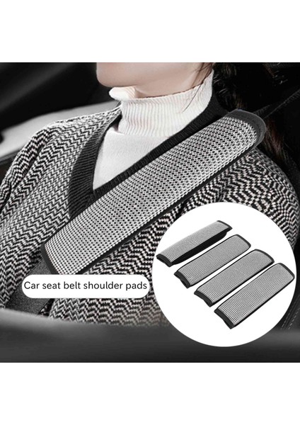 4 Paket Emniyet Kemeri Omuz Pedleri Parlaklık Kristal Araba Emniyet Kemeri Kapaklar Elmas Araba Dekor Aksesuarları Kadınlar Için (Yurt Dışından) indirimleri