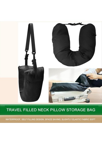 Seyahat Tamamlanabilir Boyun Yastığı Bagaj Alan Taşınabilir Taşınabilir Dolunabilen Boyun Desteği Yastık Araba Uçak Başlık Yastığı (Yurt Dışından) fiyatları