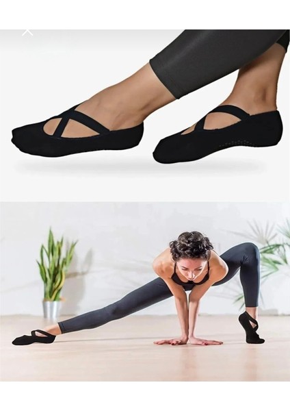 2'li Profesyonel Pilates Yoga Kaydırmaz Silikonlu Çorap indirimleri