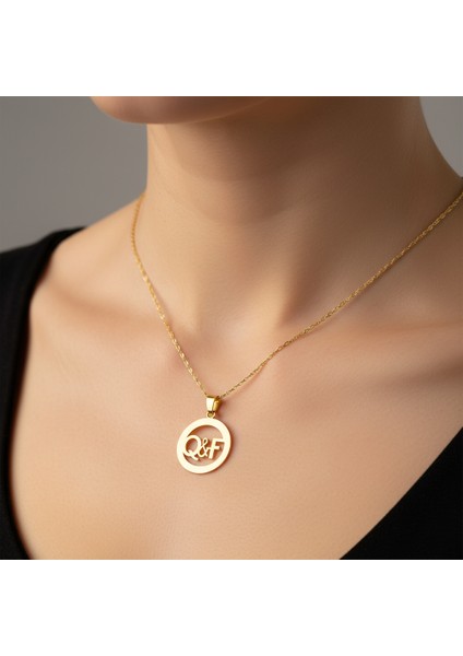 8 Ayar Altın Kolye Ucu F&q GM11491 1 gr