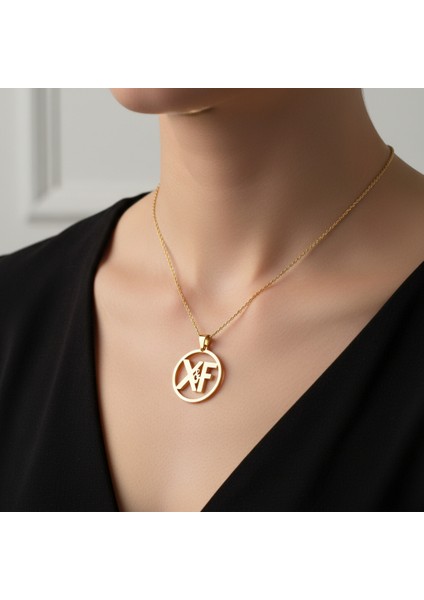 14 Ayar Altın Kolye Ucu F&x GM11555 0.5 gr