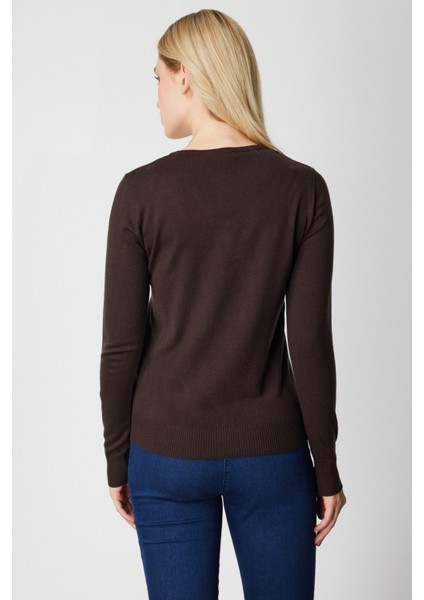 V Yaka Triko Kazak 63501-26K fırsatları