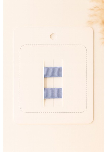 Mavi Kalpli Fiyonk Saç Klipsi – 2’li Set fiyatları