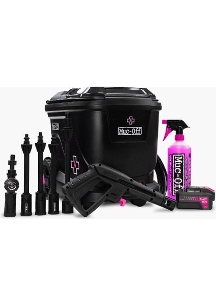 Mobil Basınçlı Bisiklet Yıkama Seti +1l Nano Cleaner