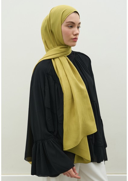 Nara Pamuk Floş Jakarlı Şal Tatlı Sarı fiyatları