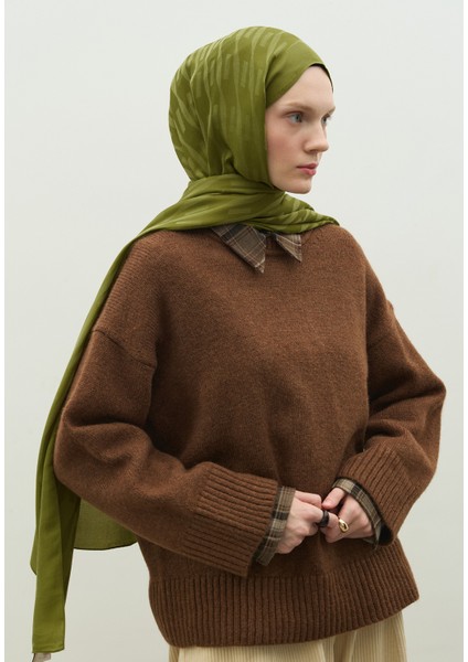 Nara Pamuk Floş Jakarlı Şal Orman fiyatları