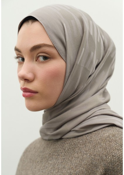 Nara Pamuk Floş Jakarlı Şal Gümüş fırsatları