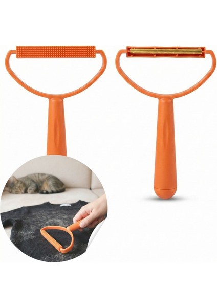 Evcil Hayvan Tüy Toplama ve Tiftik Giderme Aparatı - Kıyafet & Koltuk Kazak Tüy Temizleyici