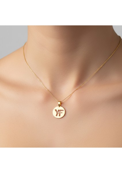 14 Ayar Altın Kolye Ucu F&y GM11564 0.5 gr