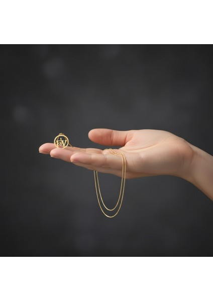 8 Ayar Altın Kolye Ucu F&v GM11547 1 gr fiyatları