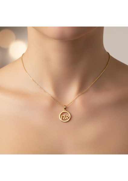 8 Ayar Altın Kolye Ucu F&r GM11495 1 gr