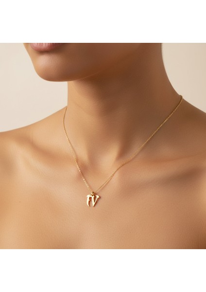 8 Ayar Altın Kolye Ucu F&v GM11542 1 gr