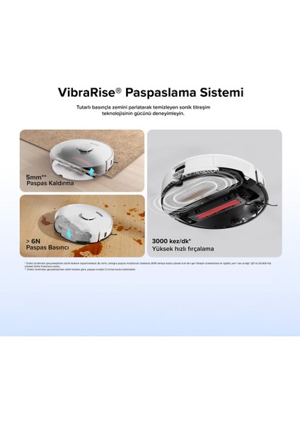 S7 Max Ultra Beyaz Akıllı Robot Süpürge(Ithalatçı Garantili) fırsatları