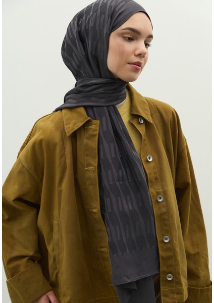 Nara Pamuk Floş Jakarlı Şal Füme fiyatları