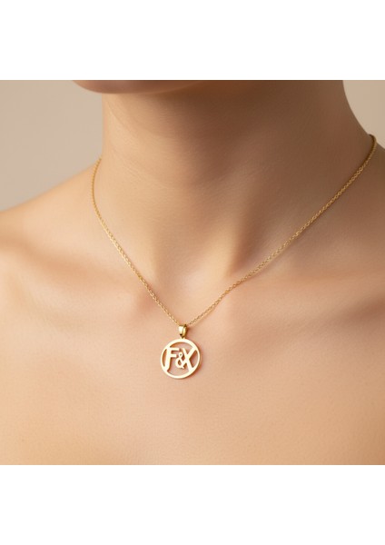 14 Ayar Altın Kolye Ucu F&x GM11552 1 gr