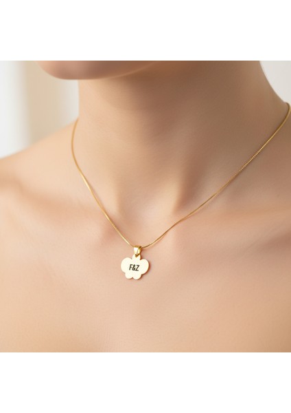 14 Ayar Altın Kolye Ucu F&z GM11575 0.5 gr