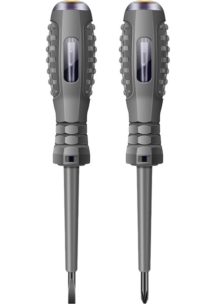 2 Adet Dijital Voltaj Test Kalemi Ac Temassız Endüksiyon Voltmetresi (Yurt Dışından)