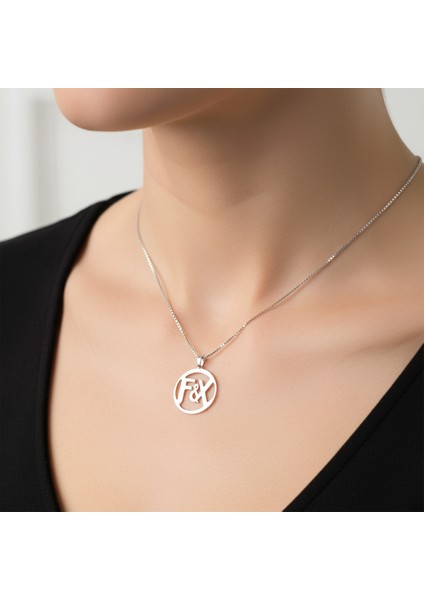 925 Ayar Gümüş Kolye F&x SM11552
