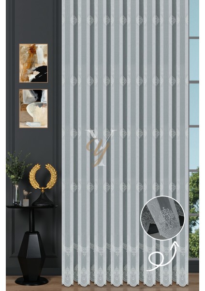 TT04 Tül Perde V-Ekru