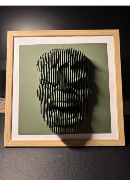 CRAFTSY3D Hulk Katmanlı Heykel – 3D Baskı Dekoratif Masaüstü Koleksiyon Ürünü modelleri