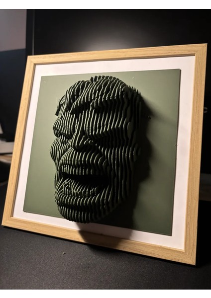 CRAFTSY3D Hulk Katmanlı Heykel – 3D Baskı Dekoratif Masaüstü Koleksiyon Ürünü fırsatları