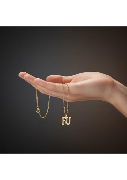 8 Ayar Altın Kolye Ucu F&u GM11534 1 gr fiyatları