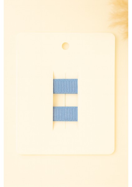 Mavi Parıltılı Kalp Klips Toka - 2'li Set fiyatları