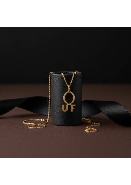 8 Ayar Altın Kolye Ucu F&u GM11528 0.5 gr modelleri