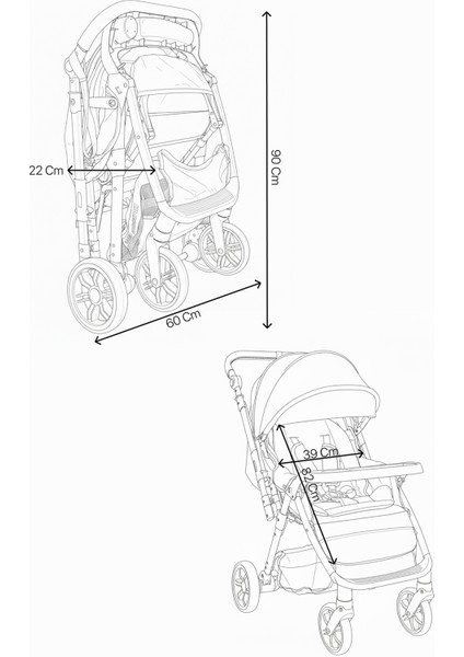 935 Q10 Çift Yönlü Bebek Arabası