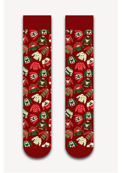 Noel Kazaklar Havlu Çorap