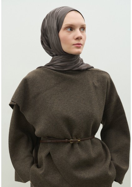 Nara Pamuk Floş Jakarlı Şal Duman fırsatları